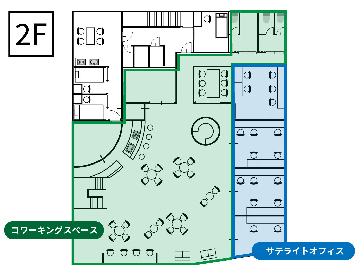 zigzag2階の地図の画像